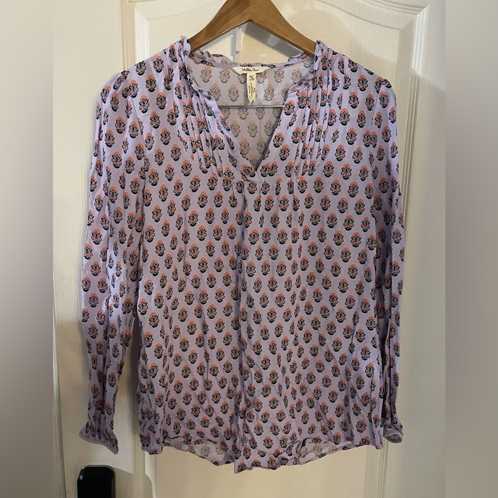 Matilda Jane‎ Purple Patterned Blouse